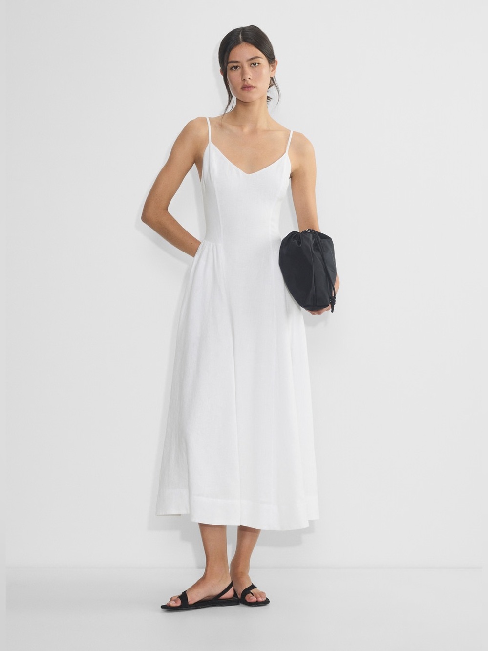 Aritzia Wilfred Technique Linen Dress